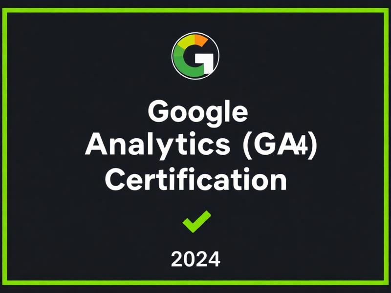 Google Analytics (GA4) certificate
