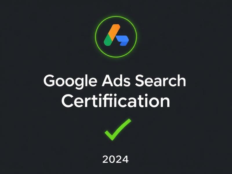 Google Ads — Search certificate