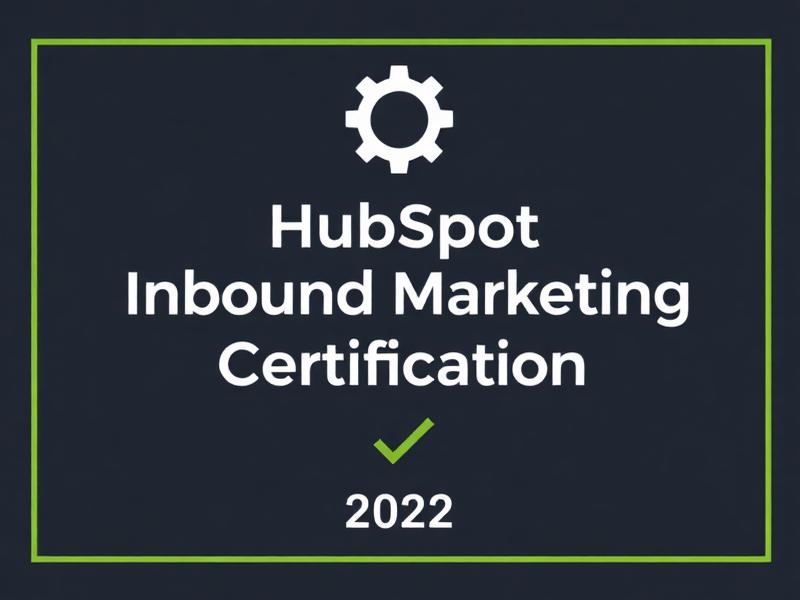 Inbound Marketing certificate